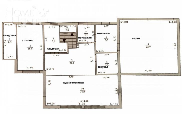 2-этажный коттедж 220 м² с отделкой