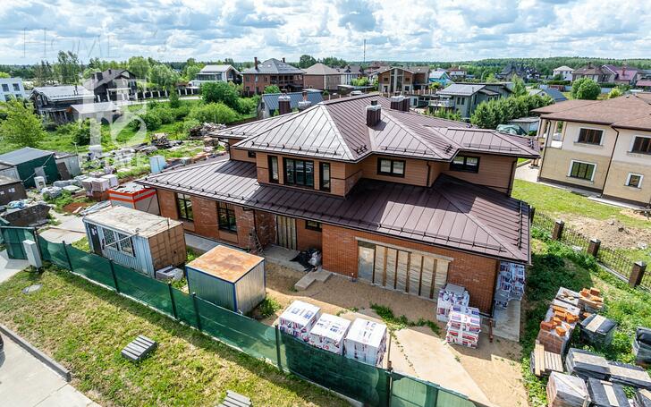 2-этажный коттедж 480 м² без отделки