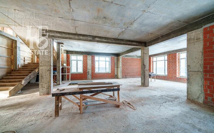 2-этажный коттедж 500 м² без отделки