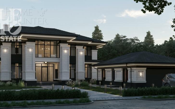 2-этажный коттедж 560 м² без отделки