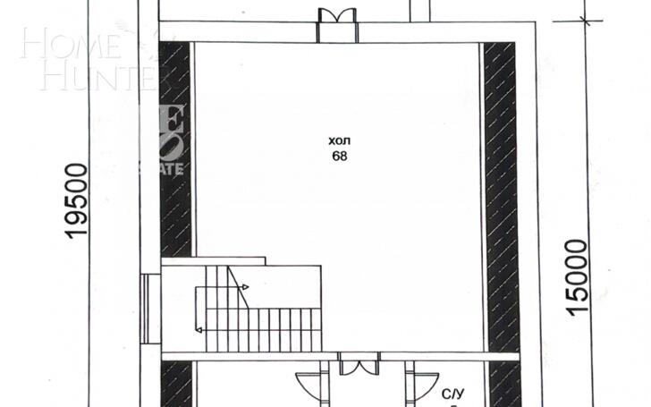 2-этажный коттедж 500 м² без отделки