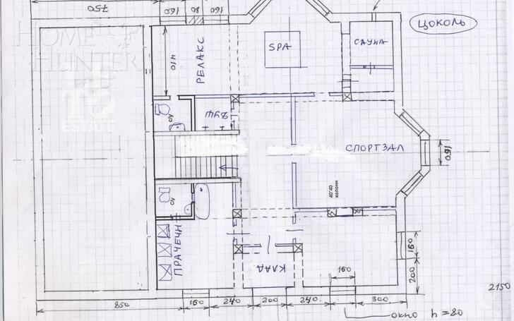 3-этажный коттедж 1 319 м² с отделкой