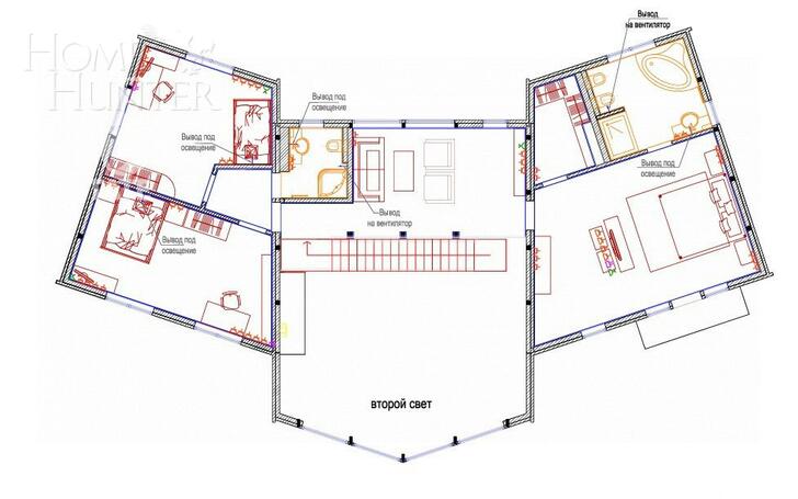 2-этажный коттедж 403 м² с отделкой