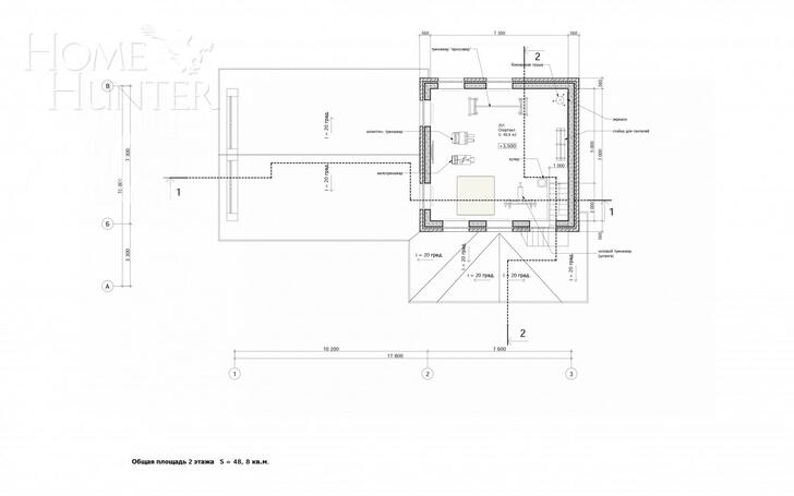 2-этажный коттедж 710 м² с отделкой