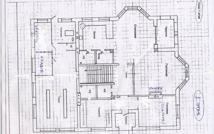 3-этажный коттедж 1 319 м² с отделкой