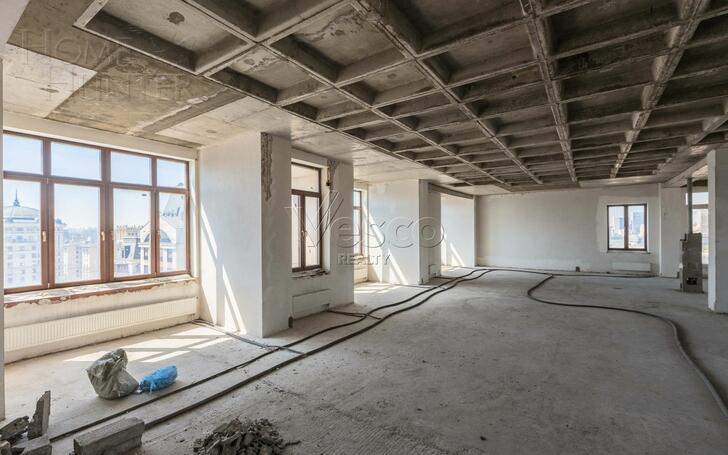5-КОМН. ПЕНТХАУС БЕЗ ОТДЕЛКИ 255 М² НА 12 ЭТАЖЕ