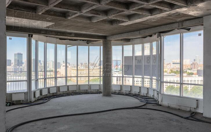 5-КОМН. ПЕНТХАУС БЕЗ ОТДЕЛКИ 255 М² НА 12 ЭТАЖЕ