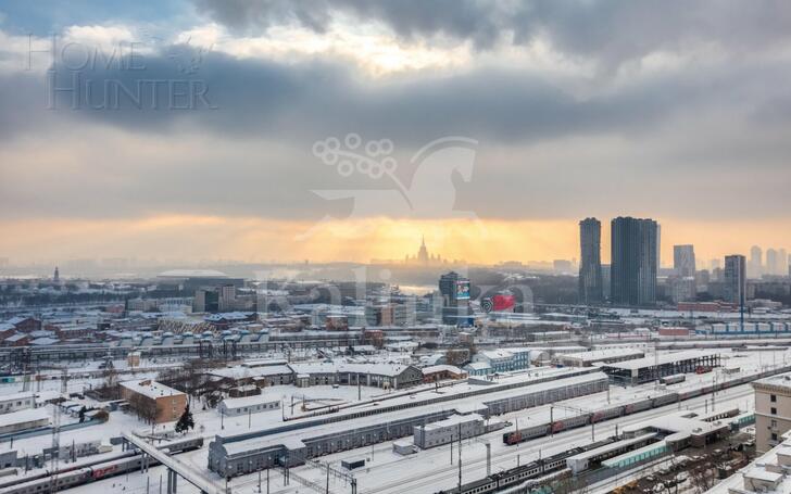 2-УРОВНЕВЫЙ ПЕНТХАУС БЕЗ ОТДЕЛКИ 227 М² НА 18 ЭТАЖЕ