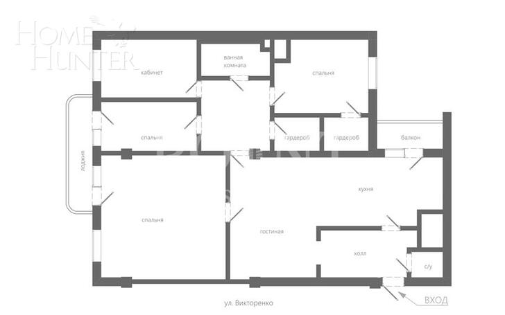 5-КОМН. КВАРТИРА С ОТДЕЛКОЙ 180.8 М² НА 9 ЭТАЖЕ