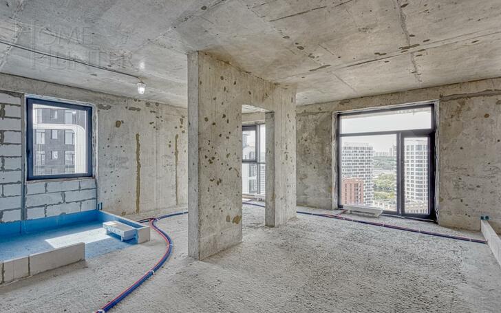4-КОМН. КВАРТИРА БЕЗ ОТДЕЛКИ 133.3 М² НА 20 ЭТАЖЕ