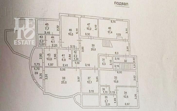 2-этажный коттедж 850 м² без отделки