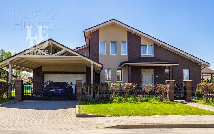 3-этажный коттедж 480 м² с отделкой