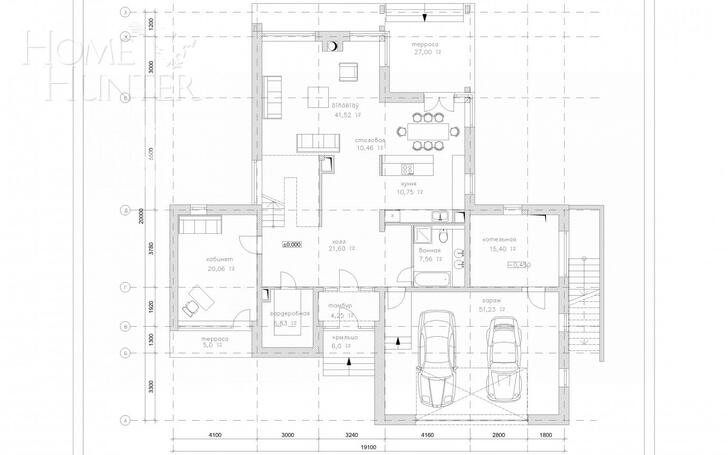 2-этажный коттедж 558 м² без отделки