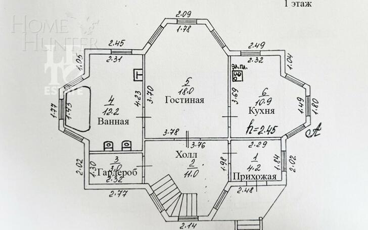 3-этажный коттедж 150 м² с отделкой