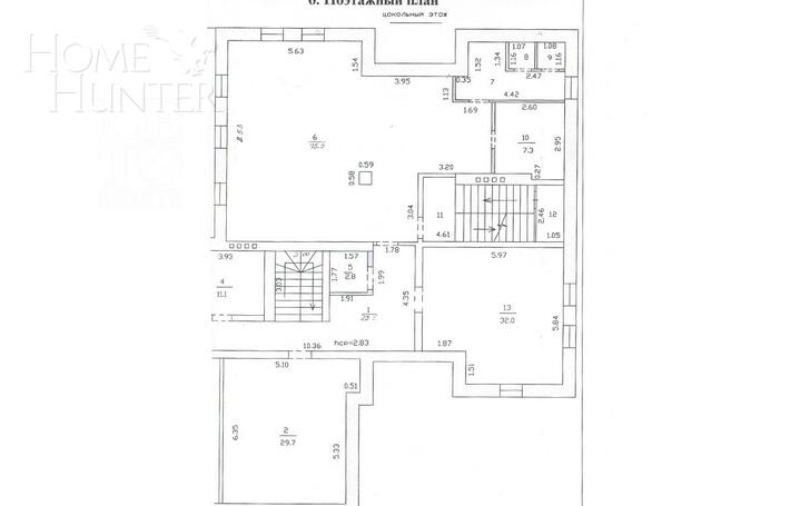 2-этажный коттедж 1 080 м² с отделкой