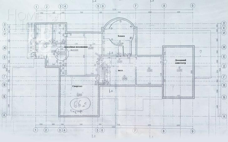 3-этажный коттедж 1 500 м² с отделкой