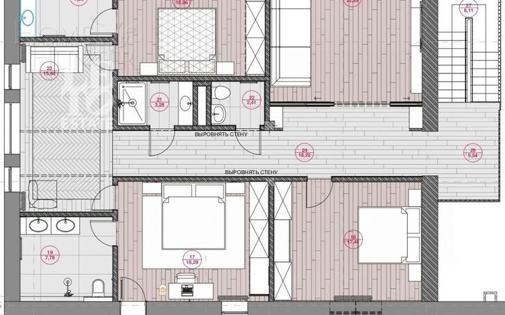 2-этажный коттедж 418.23 м² без отделки