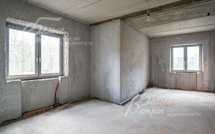 3-этажный коттедж 530 м² без отделки