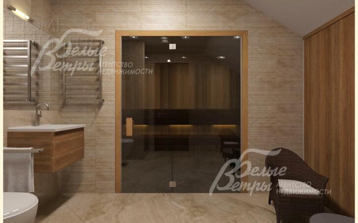 3-этажный коттедж 530 м² без отделки