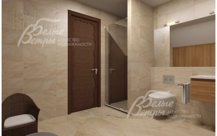 3-этажный коттедж 530 м² без отделки