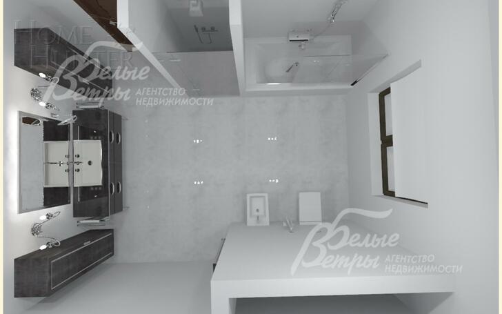 3-этажный коттедж 530 м² без отделки