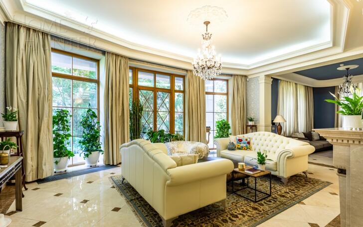 3-этажный коттедж 750 м² с отделкой