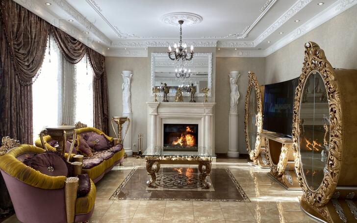 2-этажный коттедж 800 м² с отделкой