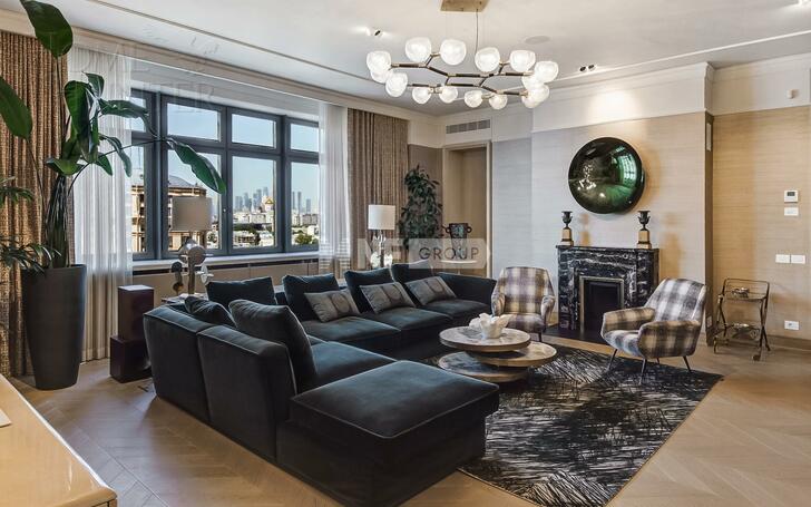 5-КОМН. ПЕНТХАУС С ОТДЕЛКОЙ 434 М² НА 10 ЭТАЖЕ