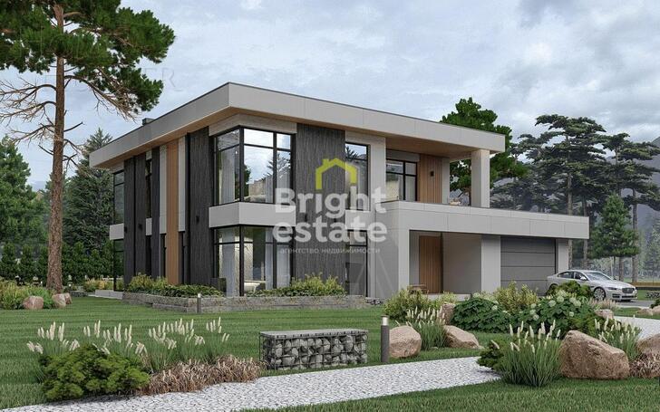 2-этажный коттедж 576.43 м² без отделки