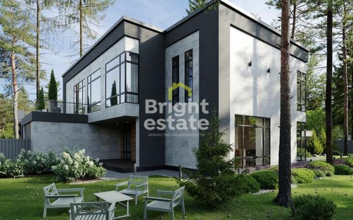 2-этажный коттедж 520 м² без отделки