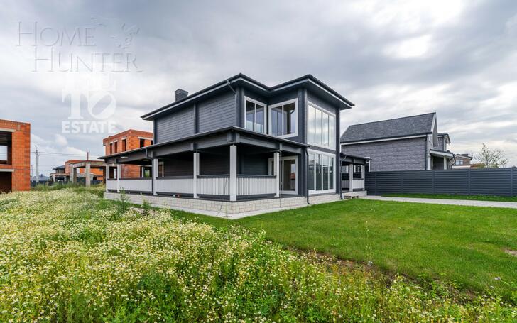 2-этажный коттедж 200 м² без отделки