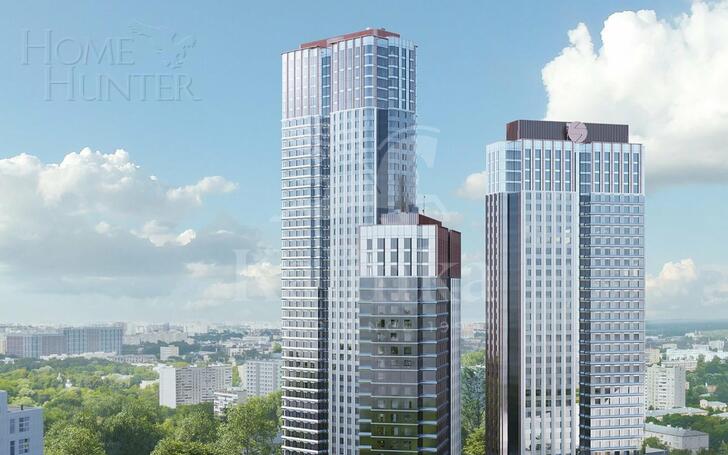 3-КОМН. КВАРТИРА БЕЗ ОТДЕЛКИ 83.8 М² НА 20 ЭТАЖЕ