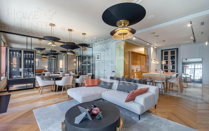3-КОМН. АПАРТАМЕНТЫ С ОТДЕЛКОЙ 130.1 М² НА 4 ЭТАЖЕ