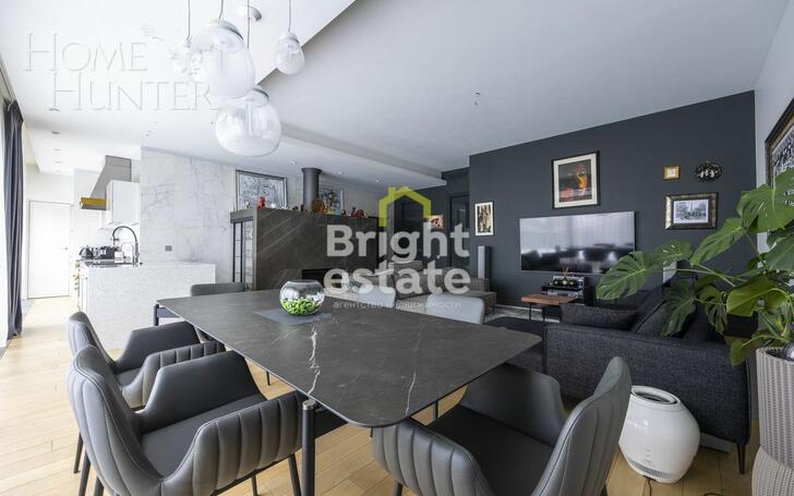 4-КОМН. ПЕНТХАУС С ОТДЕЛКОЙ 220 М² НА 4 ЭТАЖЕ
