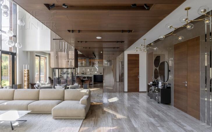 2-этажный коттедж 550 м² с отделкой