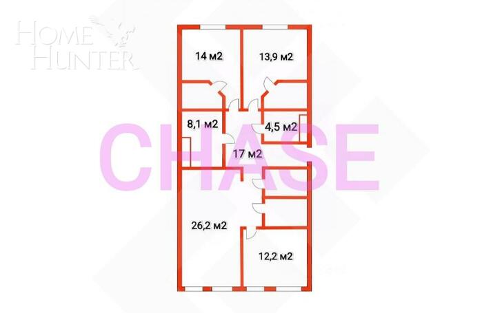 4-КОМН. КВАРТИРА С ОТДЕЛКОЙ 113.3 М² НА 5 ЭТАЖЕ