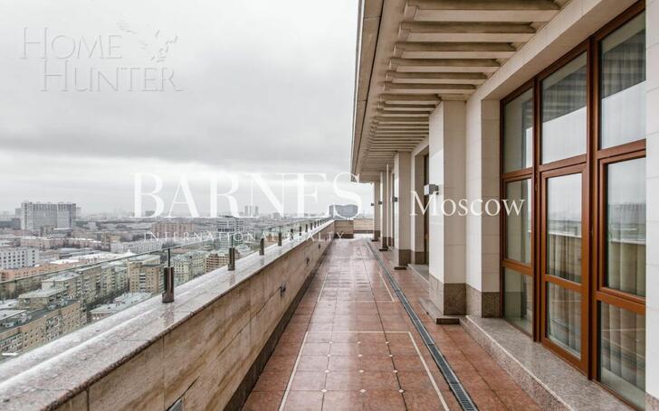 3-КОМН. ПЕНТХАУС С ОТДЕЛКОЙ 262 М² НА 26 ЭТАЖЕ
