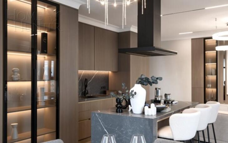 4-КОМН. КВАРТИРА С ОТДЕЛКОЙ 130 М² НА 21 ЭТАЖЕ