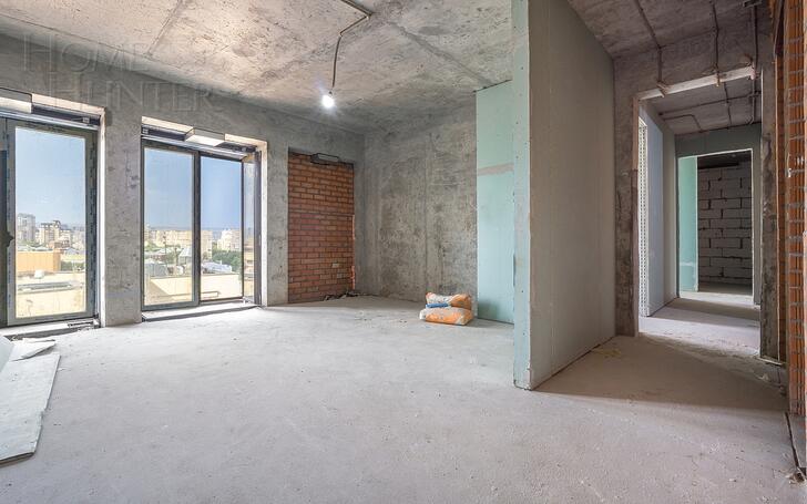 4-КОМН. АПАРТАМЕНТЫ БЕЗ ОТДЕЛКИ 124 М² НА 15 ЭТАЖЕ