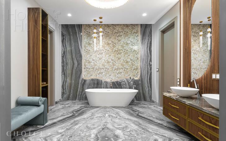 2-этажный коттедж 1 120 м² с отделкой