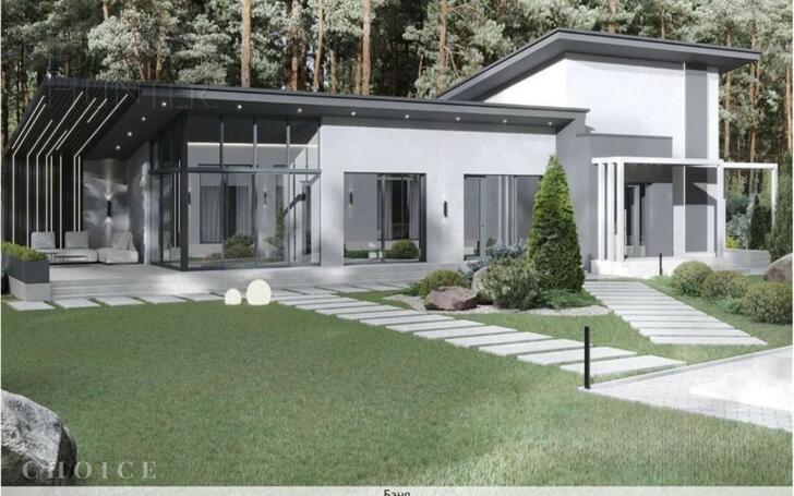 2-этажный коттедж 900 м² без отделки