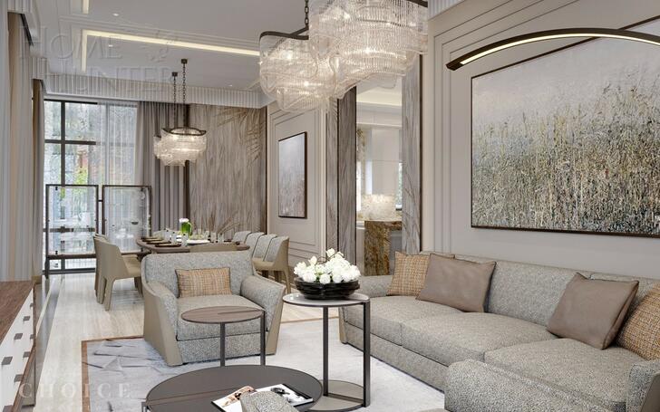 3-этажный коттедж 420 м² с отделкой