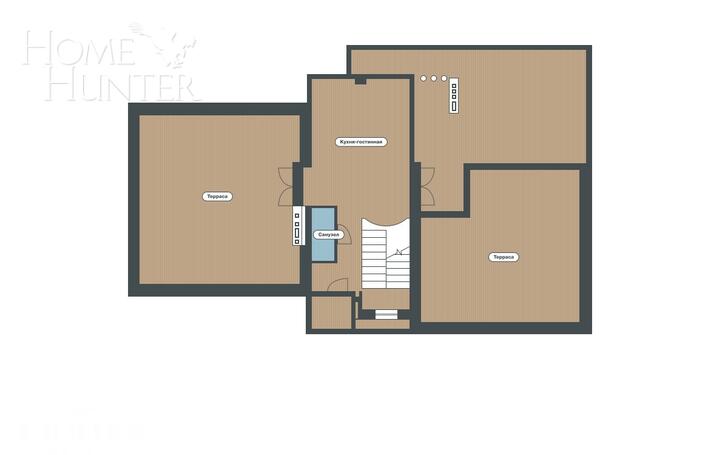 3-этажный коттедж 650 м² с отделкой