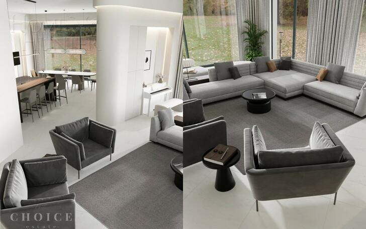 2-этажный коттедж 900 м² без отделки