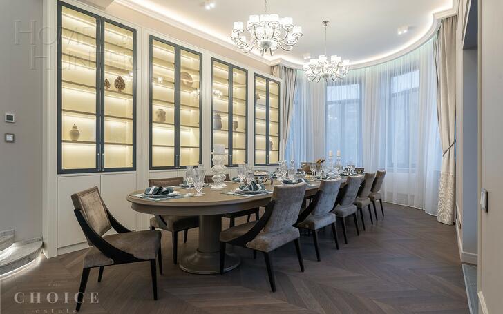 3-этажный коттедж 1 445 м² с отделкой