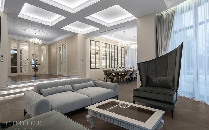 3-этажный коттедж 1 445 м² с отделкой
