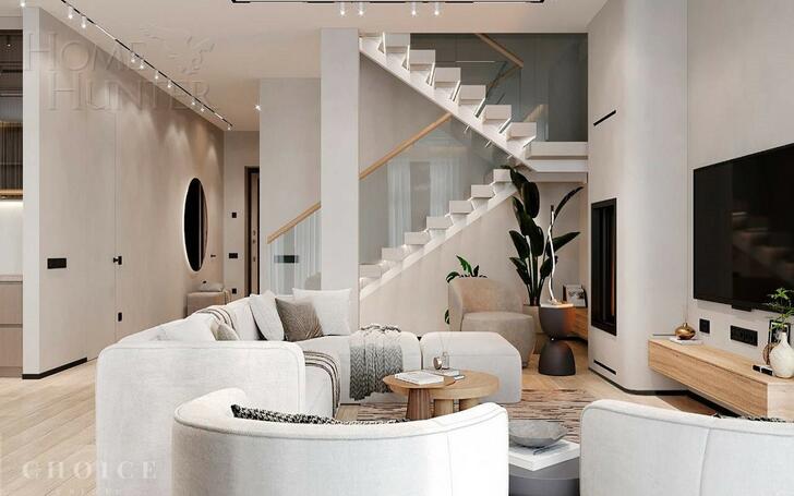2-этажный коттедж 520 м² с отделкой