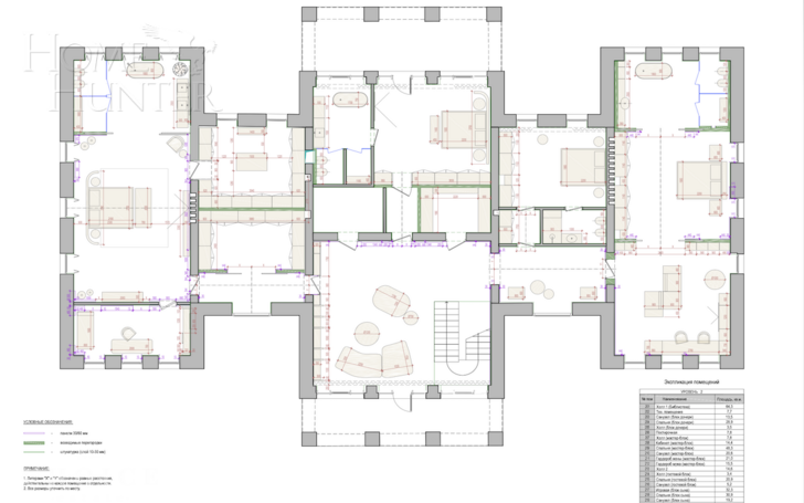 2-этажный коттедж 900 м² без отделки