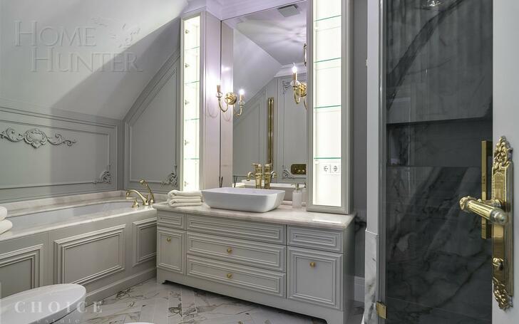 2-этажный коттедж 350 м² с отделкой