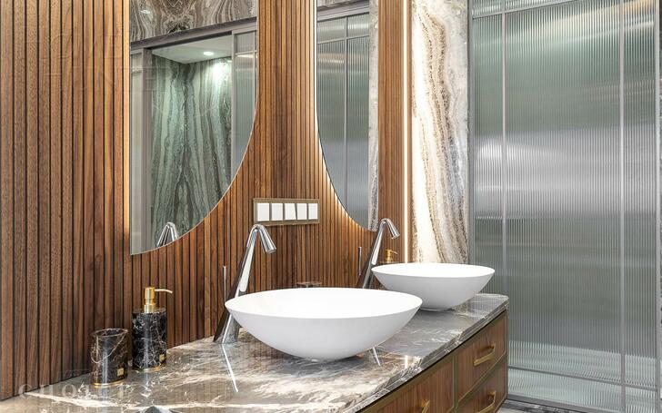 2-этажный коттедж 1 120 м² с отделкой